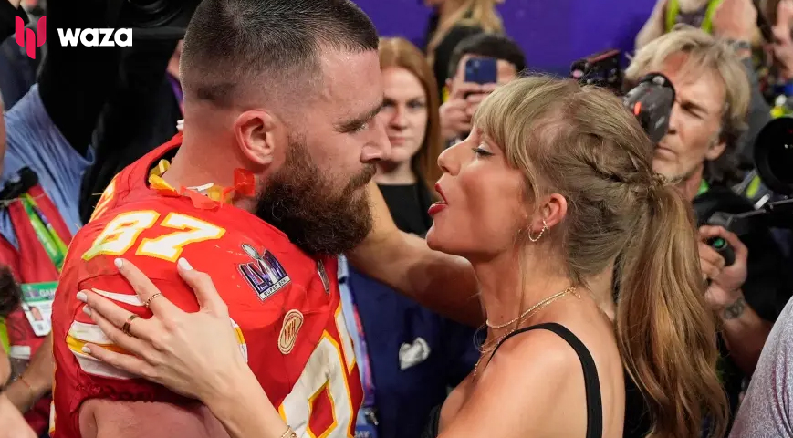 Why fans think Taylor Swift was secretly in the room as Travis Kelce recorded ‘New Heights’ podcast